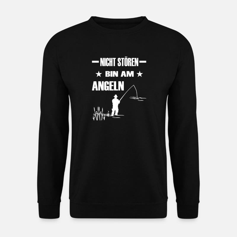 Angeln - Unisex Pullover - Schwarz