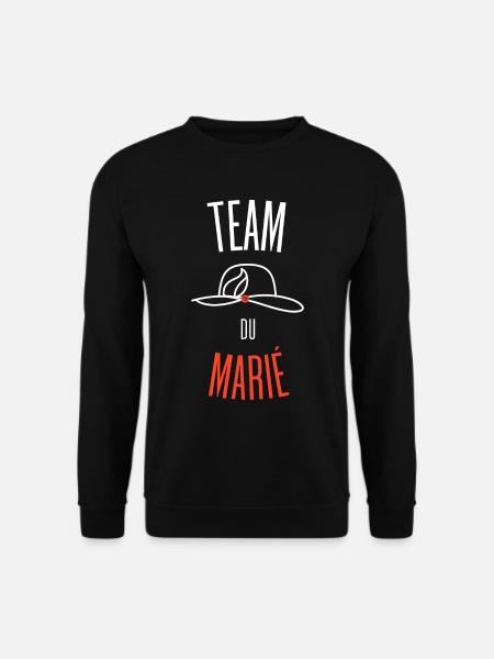 Team du Marié - Sweat-shirt Unisexe - noir