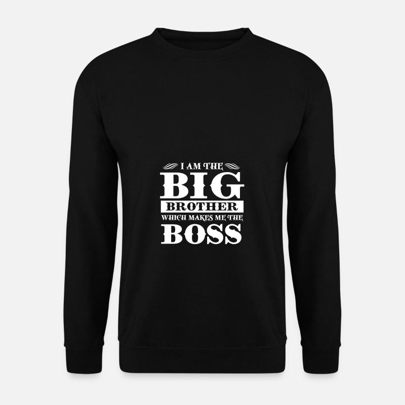 Big Brother Bruder - Unisex Sweatshirt - black