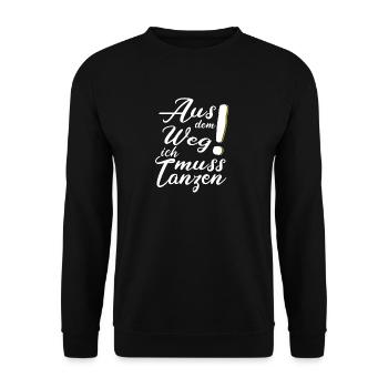 Linedance Geschenk und geschenkidee - Unisex Pullover - Schwarz - Vorne - Alina (178cm) & Michal (187cm)