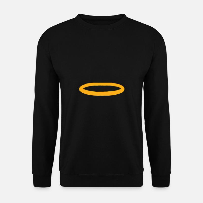 Heiligenschein Heilig Engel Gott - Unisex Pullover - Schwarz