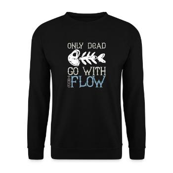 Wassersport - Only Dead - Unisex Pullover - Schwarz - Vorne - Alina (178cm) & Michal (187cm)
