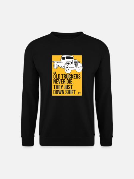 Old truckers - Unisex Sweatshirt - black