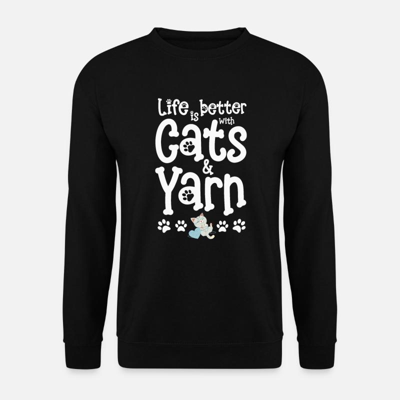 Chat Chats - Sweat-shirt Unisexe - noir