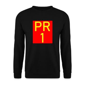 PR 1 Hike Madeira Vereda do Areeiro - Unisex Sweatshirt - black - Front - Alina (178cm) & Michal (187cm)