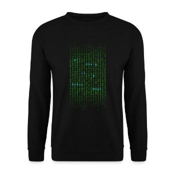 Mon cerveau est en mode débogage - Sweat-shirt Unisexe - noir - Devant - Alina (178cm) & Michal (187cm)