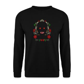 Spring diva - Unisex Sweatshirt - black - Front - Alina (178cm) & Michal (187cm)