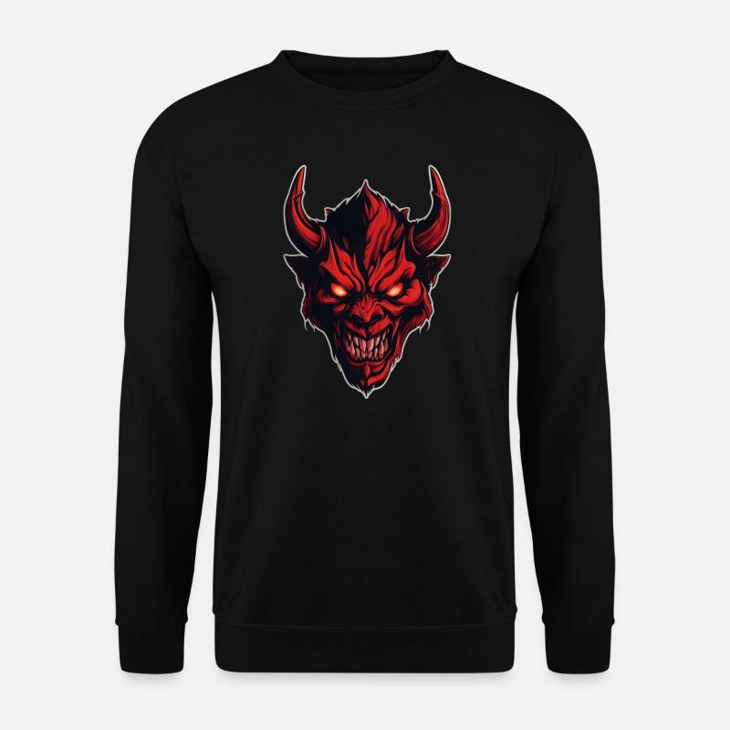 Teufel Monster Biest Bestie Engel Hölle Dämon - Unisex Pullover - Schwarz