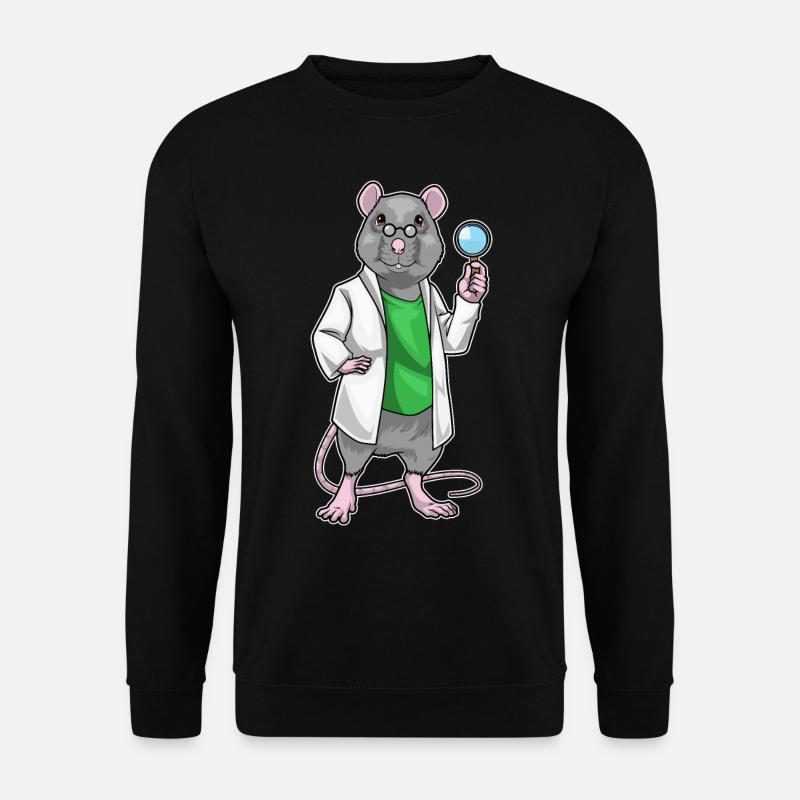 Rat Science Teacher - Unisex Sweatshirt - black