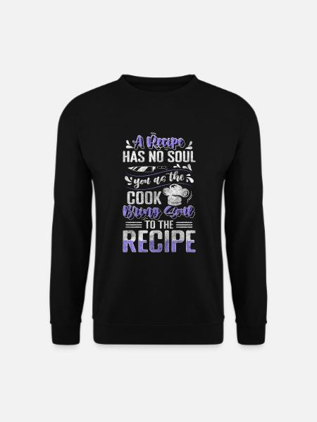 Kitchen Gastronomy Delicious Cooking pot - Unisex Sweatshirt - black