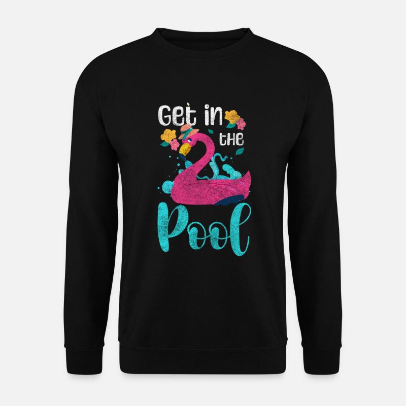 Pool Sommer Gartenparty - Unisex Pullover - Schwarz
