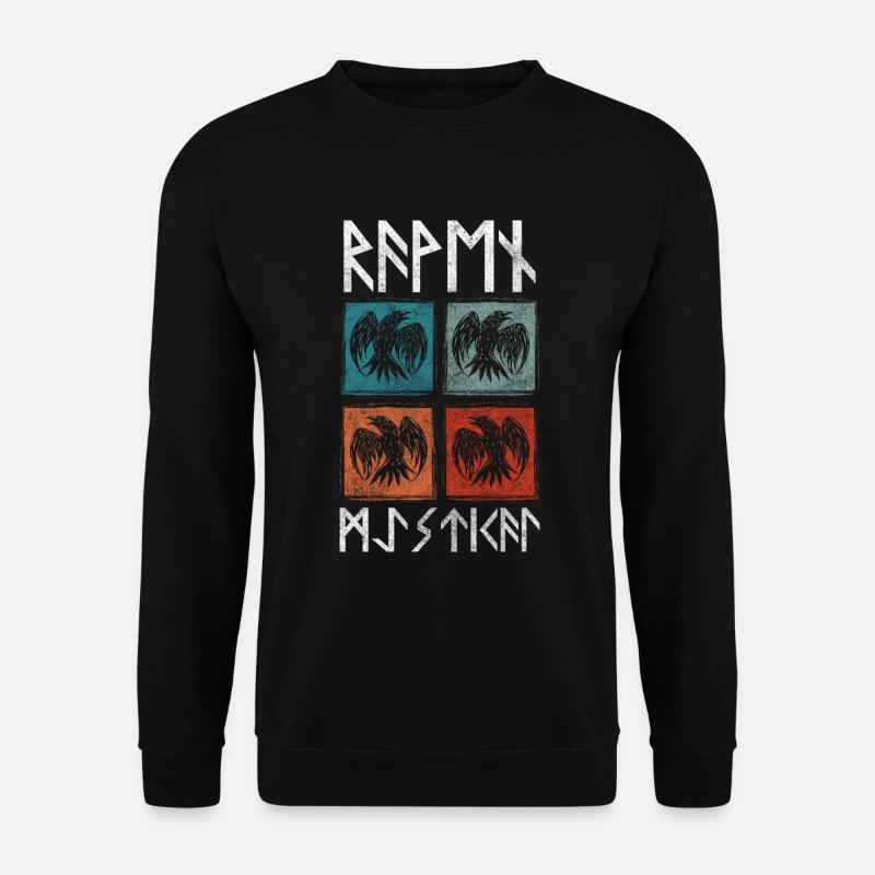 Mythologie Nebelkrähe Begleiter - Unisex Pullover - Schwarz