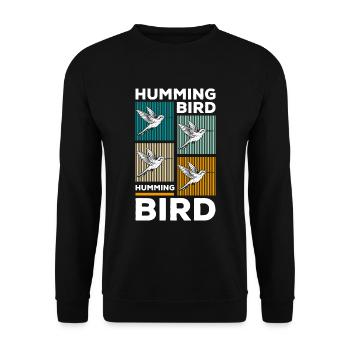 Vogel Zauberei Diversity - Unisex Pullover - Schwarz - Vorne - Alina (178cm) & Michal (187cm)