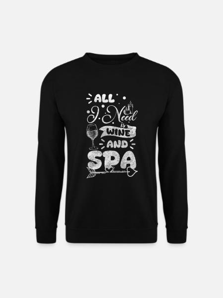 Spa Selbstfürsorge Gesund Schönheit - Unisex Pullover - Schwarz