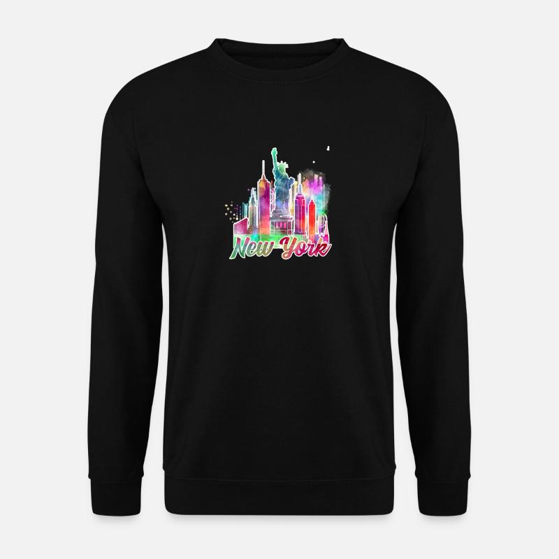 new york j - Unisex Pullover - Schwarz