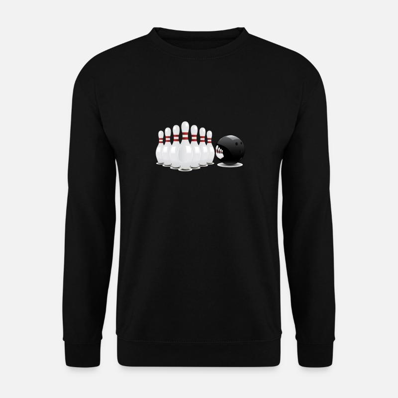 sports bowling 8 F - Unisex Pullover - Schwarz