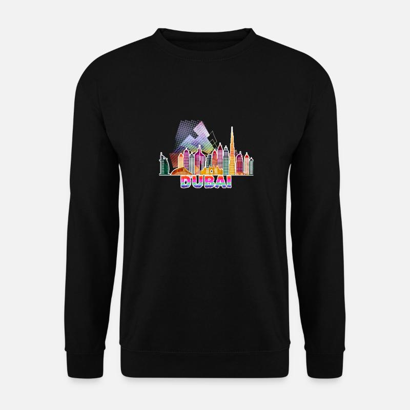 Dubai 3 J - Unisex Pullover - Schwarz