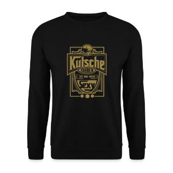Kutschenfahrer Kutsche Pferd Pferdekutsche - Unisex Pullover - Schwarz - Vorne - Alina (178cm) & Michal (187cm)