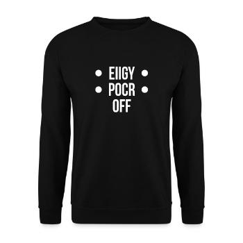 Hidden massage - Unisex Sweatshirt - black - Front - Alina (178cm) & Michal (187cm)