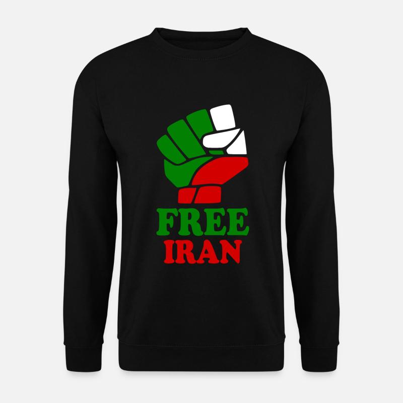 Free iran - Unisex Pullover - Schwarz