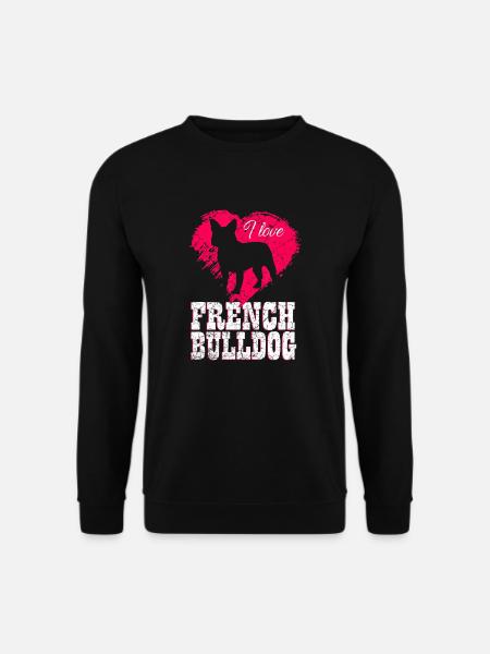 French Bulldog - Unisex Sweatshirt - black