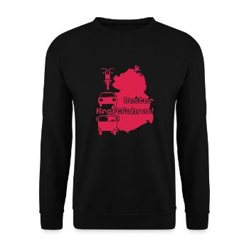Bester Kraftfahrer Ostdeutschland - Unisex Pullover - Schwarz - Vorne - Alina (178cm) & Michal (187cm)