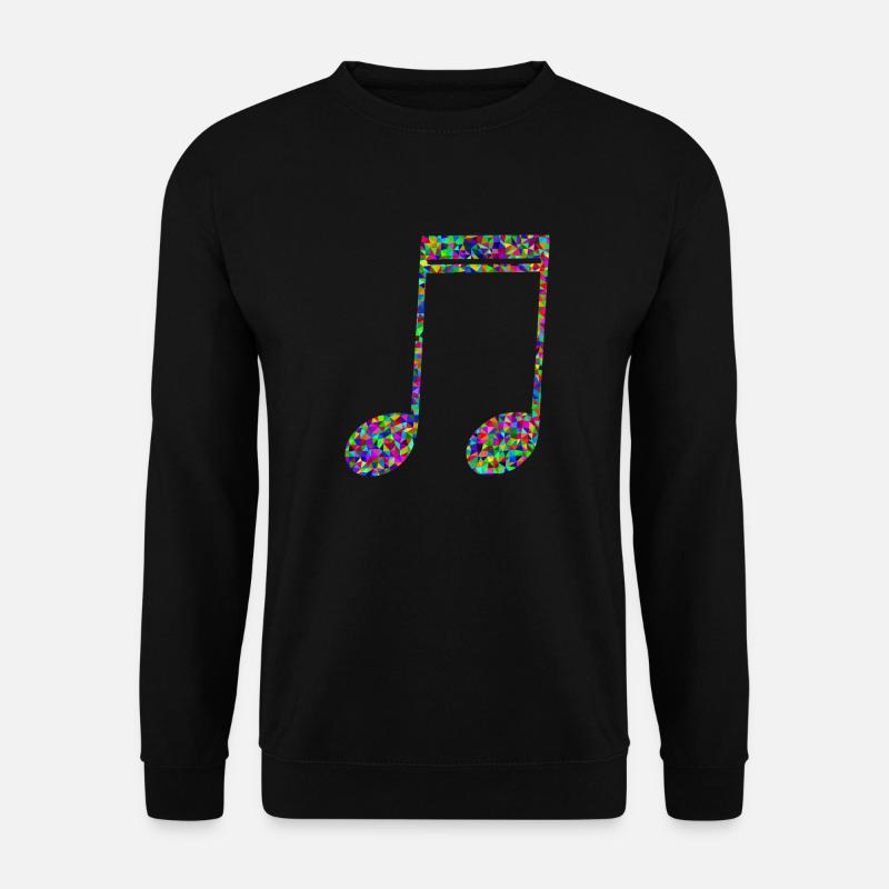 Musiknote - Unisex Pullover - Schwarz