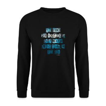 The cure - Unisex Pullover - Schwarz - Vorne - Alina (178cm) & Michal (187cm)