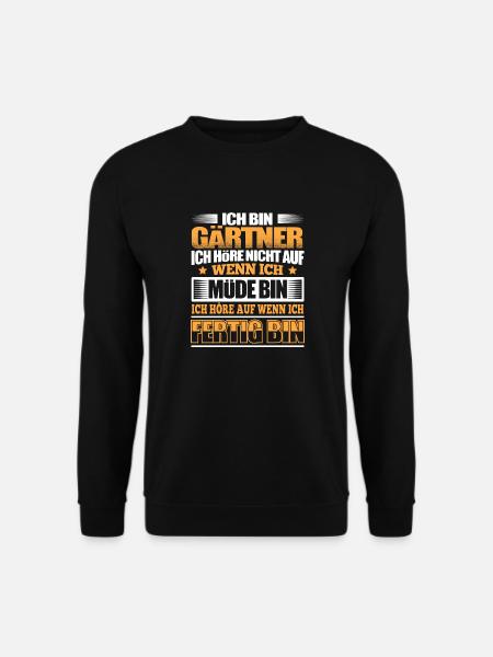 GÄRTNER - Der Fertigsteller - Unisex Pullover - Schwarz