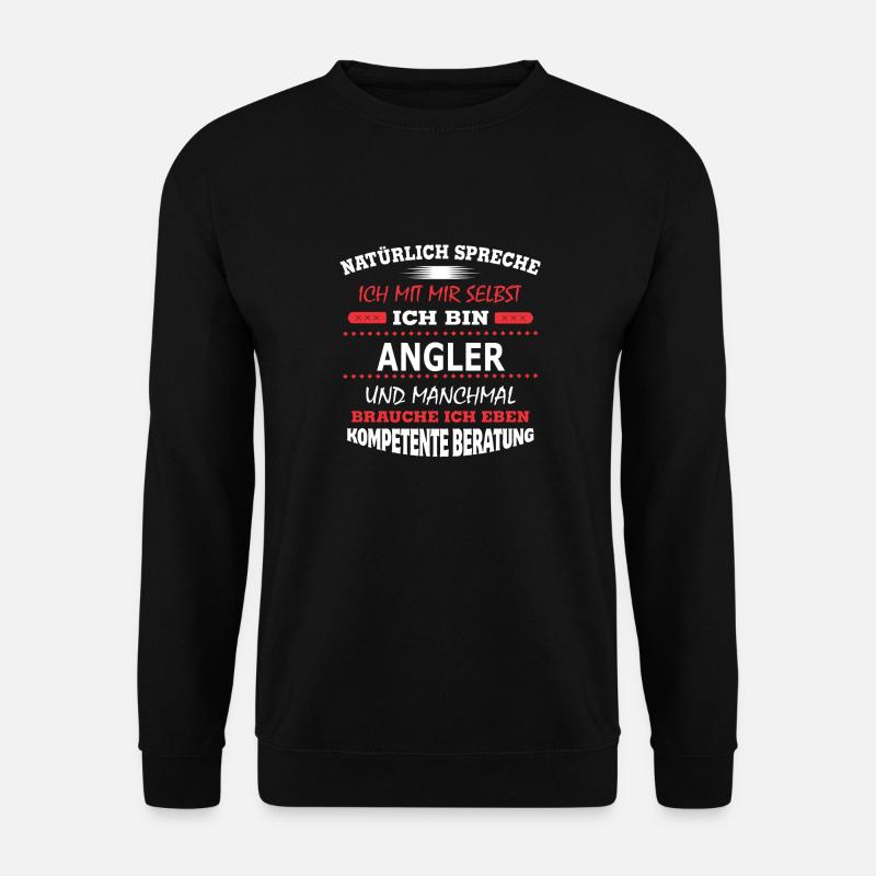 ANGLER - Unisex Pullover - Schwarz