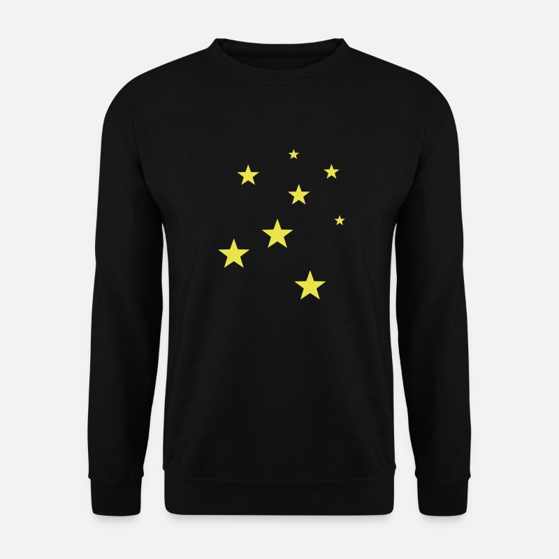 sterne - Unisex Pullover - Schwarz