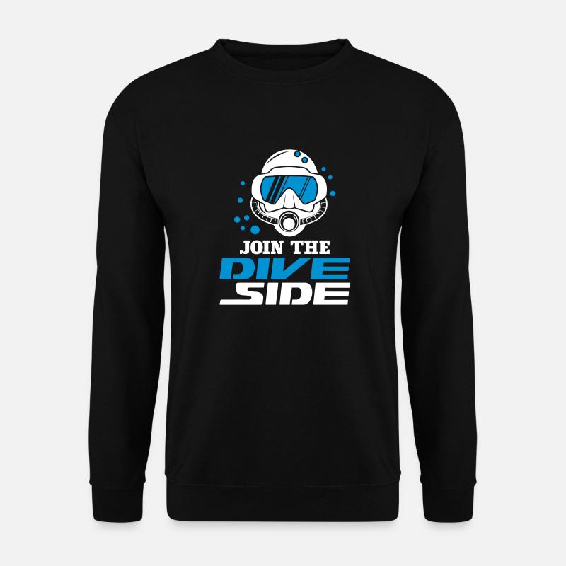 Dive Side - Unisex Pullover - Schwarz