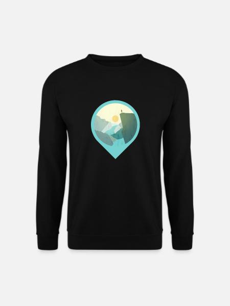 Norvège Preikestolen Souvenir - Sweat-shirt Unisexe - noir
