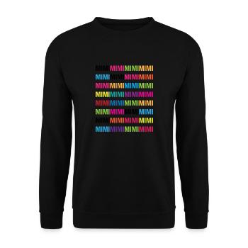 Mimimi - Unisex Pullover - Schwarz - Vorne - Alina (178cm) & Michal (187cm)