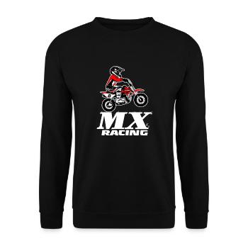 Kids motocross - KIDS MX - Unisex Sweatshirt - black - Front - Alina (178cm) & Michal (187cm)