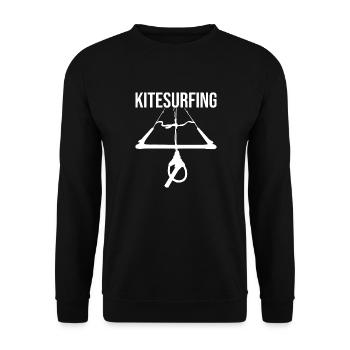 Kitesurfing - Unisex Pullover - Schwarz - Vorne - Alina (178cm) & Michal (187cm)