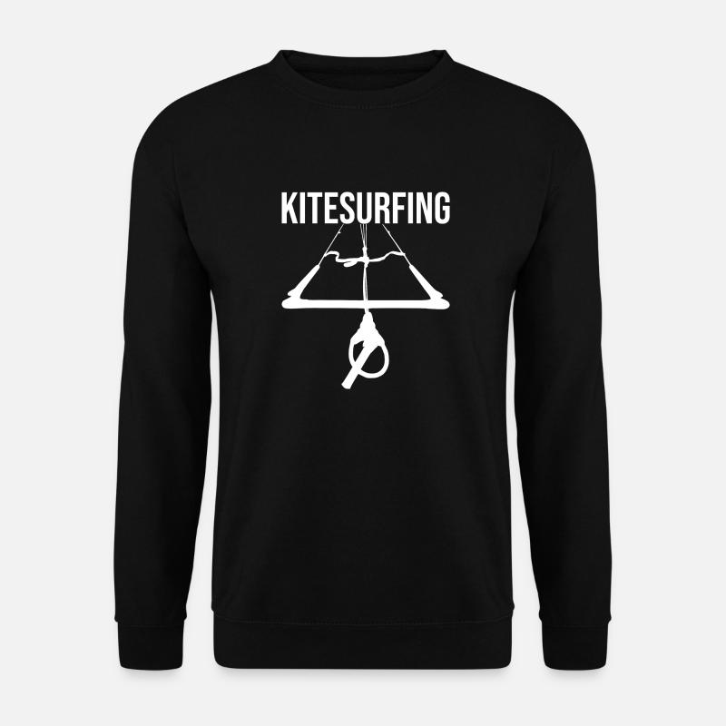 Kitesurfing - Unisex Pullover - Schwarz