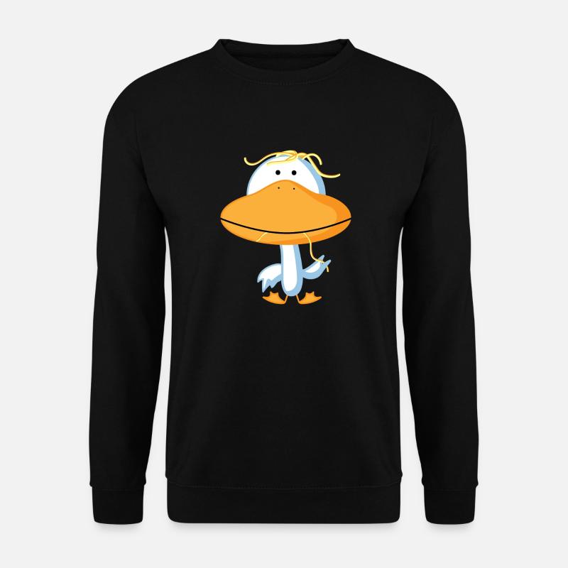 Duck al dente (b) - Unisex Sweatshirt - black