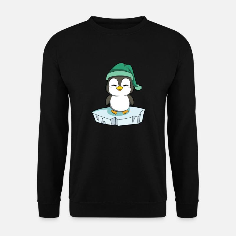 Pinguin - Unisex Pullover - Schwarz