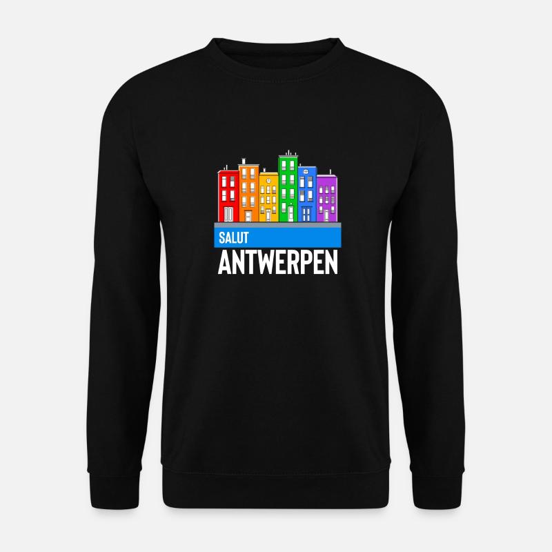 antwerpen - Unisex Pullover - Schwarz