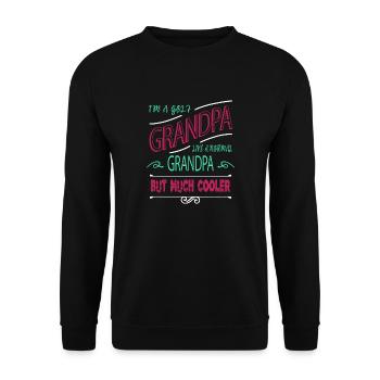 chaussures de golf golfvol golfhair drôles d’animaux humour - Sweat-shirt Unisexe - noir - Devant - Alina (178cm) & Michal (187cm)