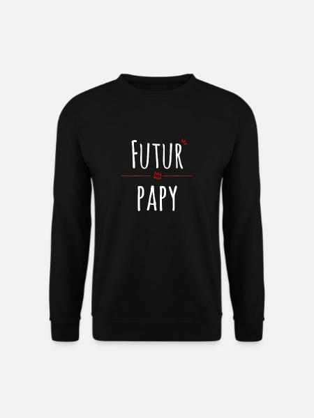 Futur Papy - Sweat-shirt Unisexe - noir