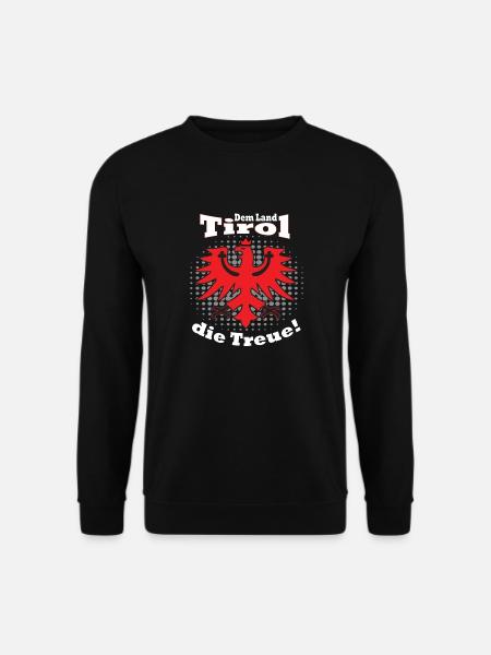 Dem Land Tirol die Treue Tirol Shirt - Unisex Pullover - Schwarz