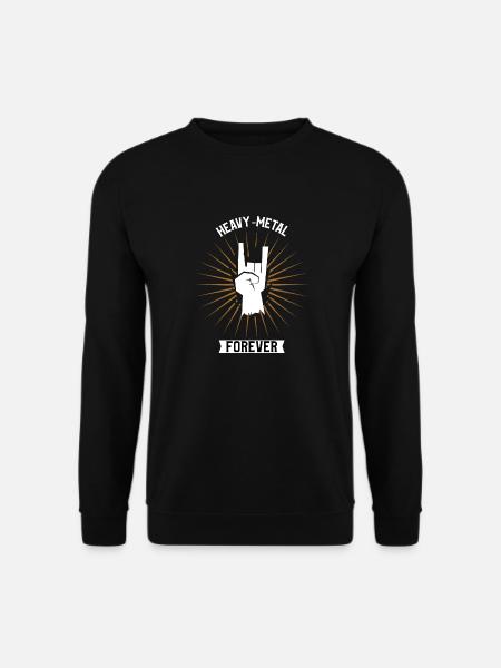 Heavy - Metal Forever - Unisex Pullover - Schwarz