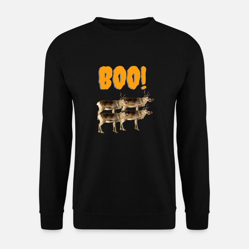 BOO! - Unisex Pullover - Schwarz