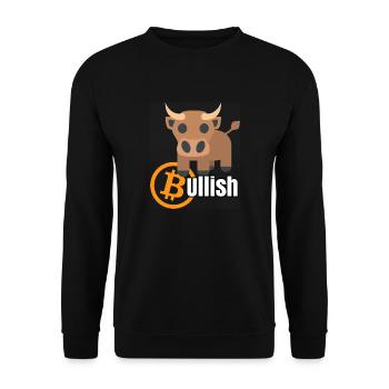 Bullish toon - Unisex Sweatshirt - black - Front - Alina (178cm) & Michal (187cm)
