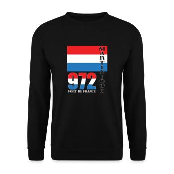 Fort de France - Unisex Pullover - Schwarz - Vorne - Alina (178cm) & Michal (187cm)