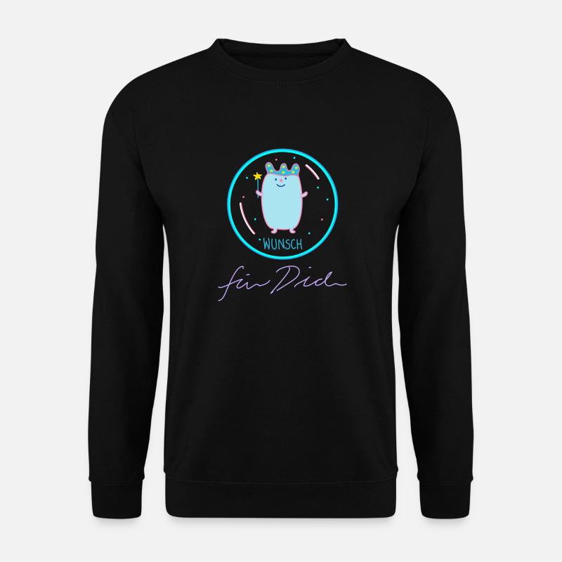Wunschprinz als Fee - Unisex Pullover - Schwarz