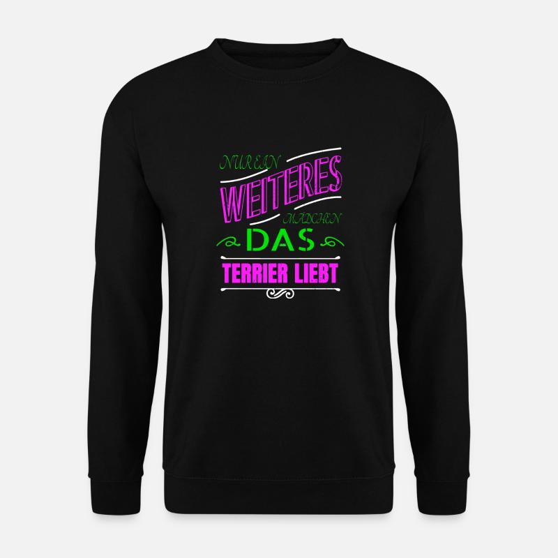 hund lieben geschenkidee boxer cool bachhund - Unisex Pullover - Schwarz