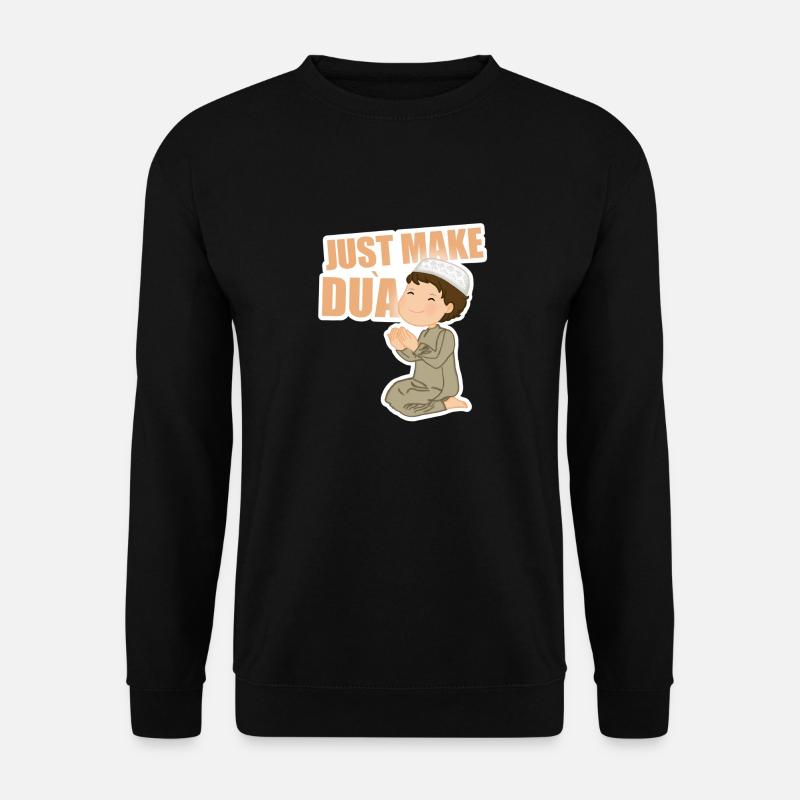 Just Make Dua - Unisex Pullover - Schwarz